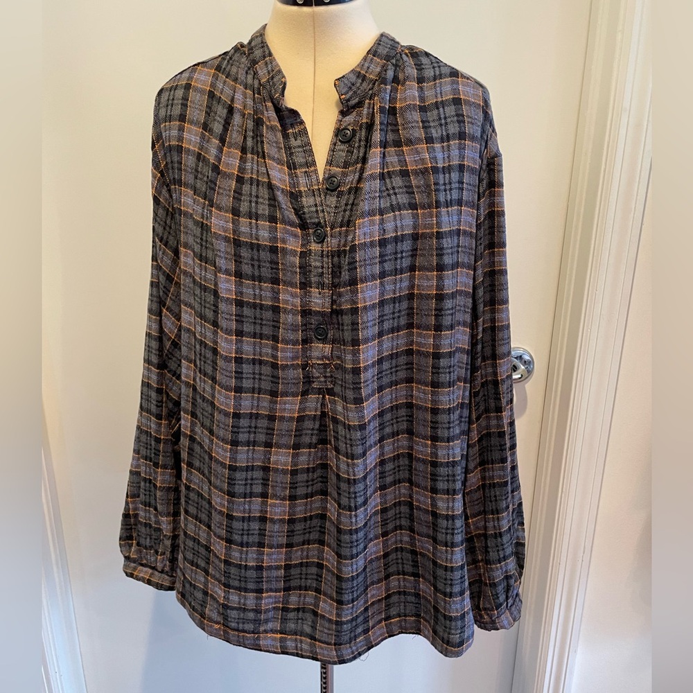 Free People Northern Bound Flannel Size M